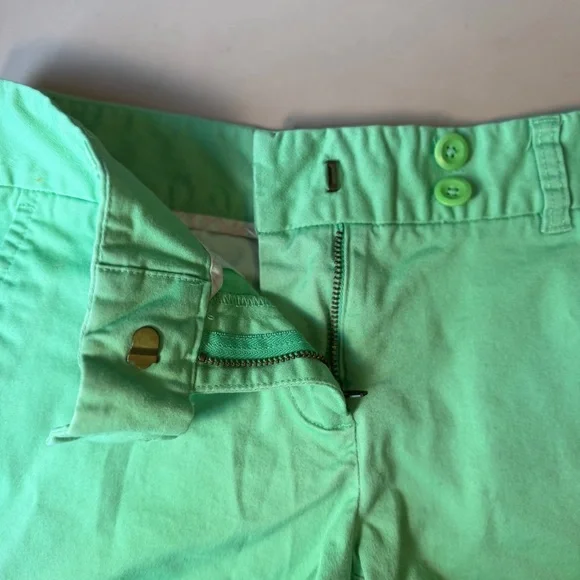 Vineyard Vines Women’s Size 0 Green Cotton Shorts Preppy Classic Summer - Picture 5 of 11